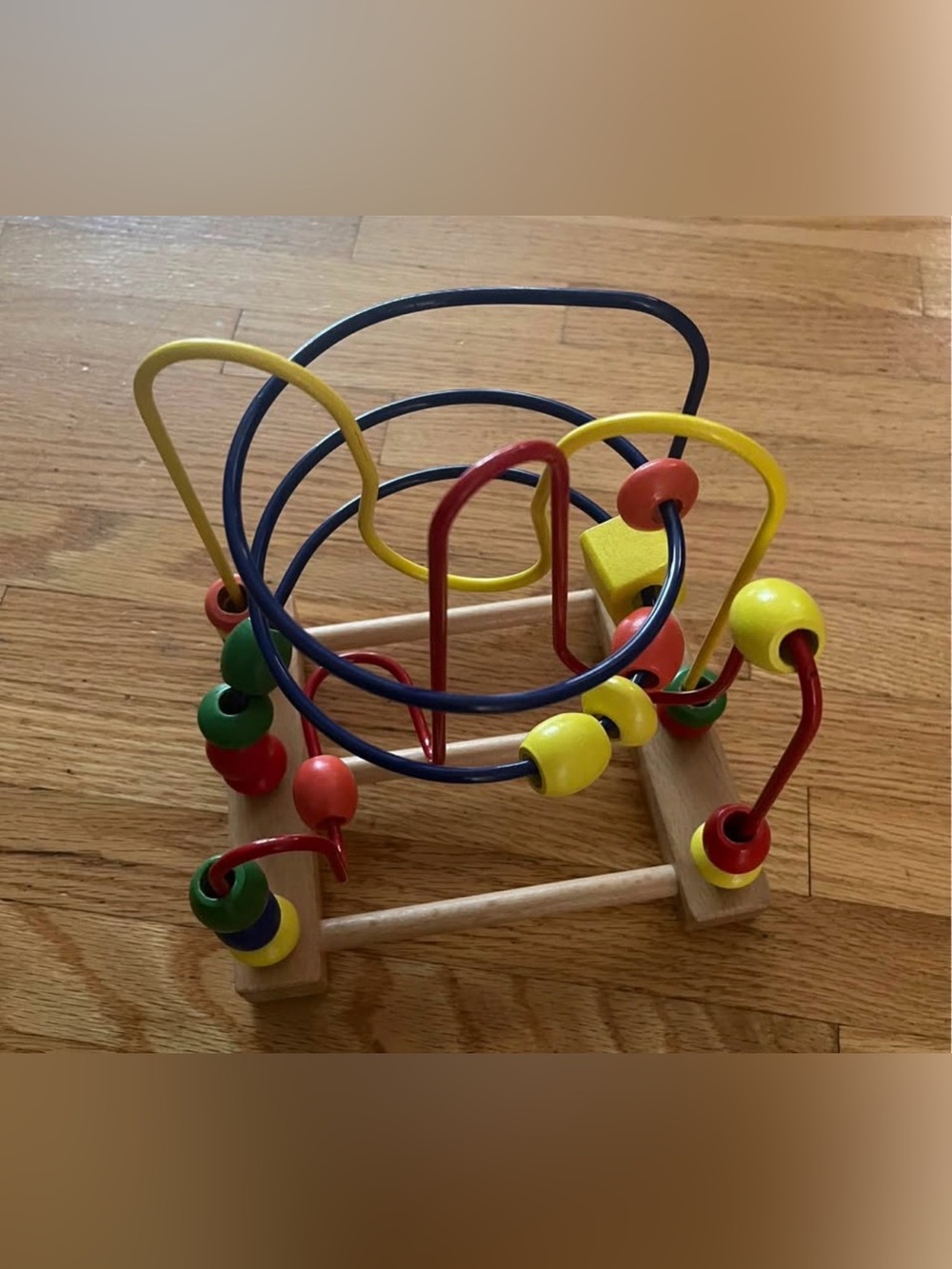 Wooden Bead Maze Activity Toy